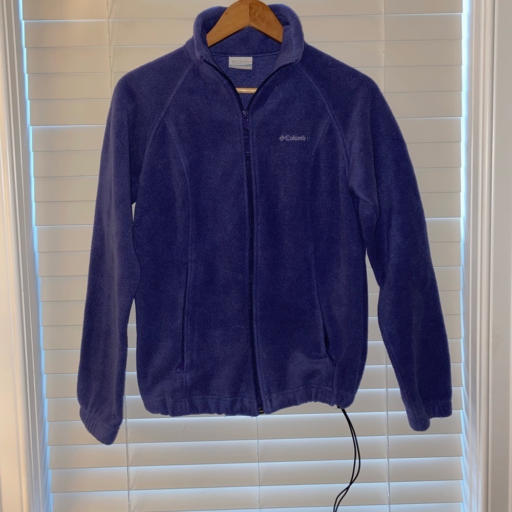 Columbia purple/blue zip up jacket